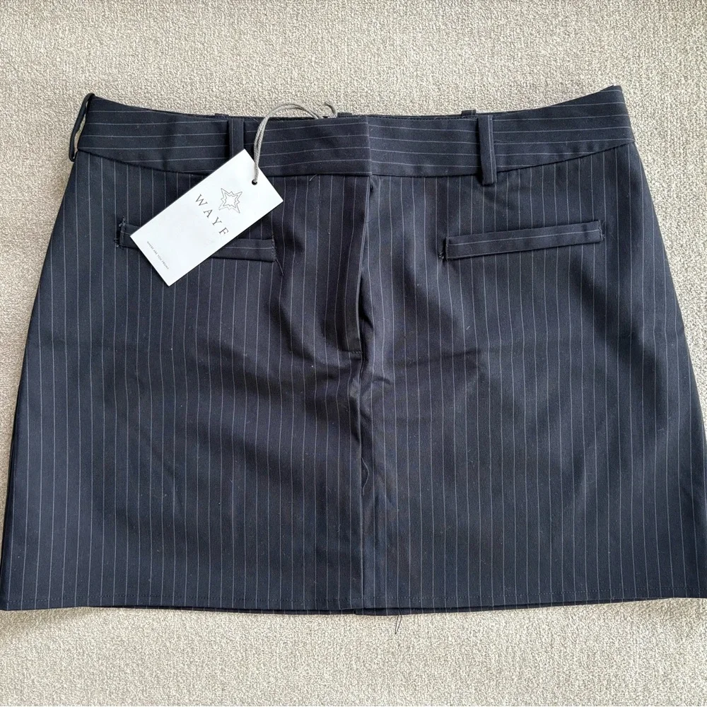 Pinstripe mini skirt - Picture 1 of 1